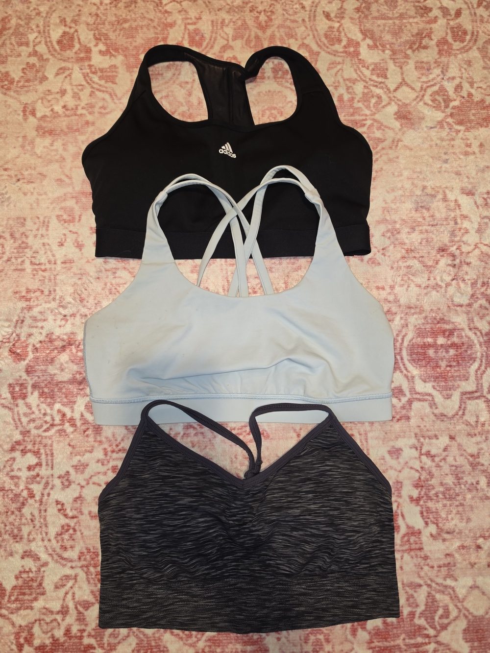 3 Sports Bras - Adidas, Lululemon And Old Navy